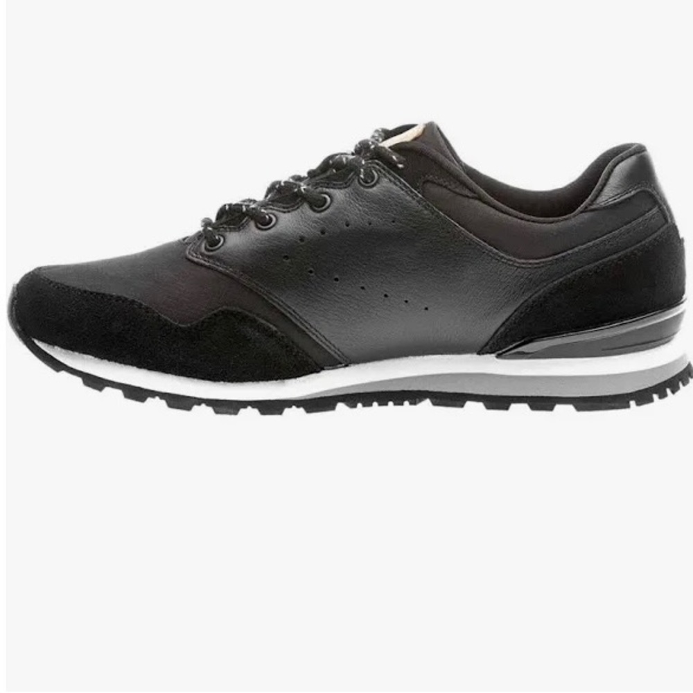 ABEO Aaliyah  Black Leather  Sneakers, Black Leather, Women’s 8